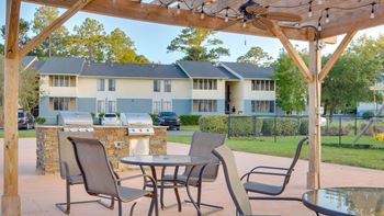 Bbq grills and seating